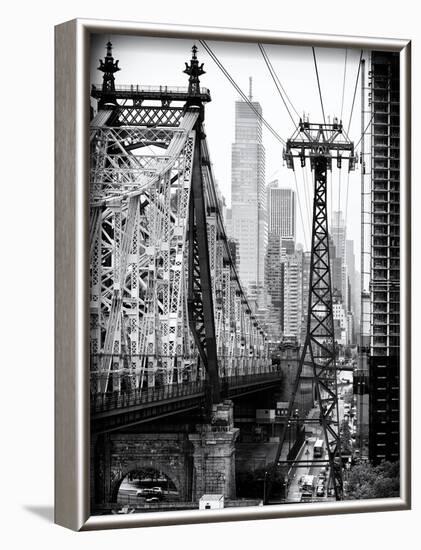 Roosevelt Island Tram and Ed Koch Queensboro Bridge (Queensbridge) Views, Manhattan, New York-Philippe Hugonnard-Framed Photographic Print