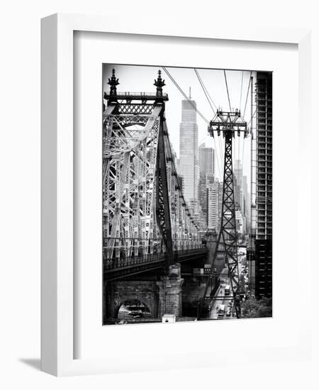 Roosevelt Island Tram and Ed Koch Queensboro Bridge (Queensbridge) Views, Manhattan, New York-Philippe Hugonnard-Framed Photographic Print