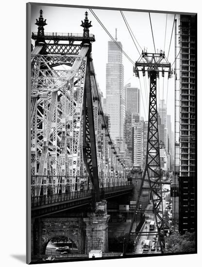 Roosevelt Island Tram and Ed Koch Queensboro Bridge (Queensbridge) Views, Manhattan, New York-Philippe Hugonnard-Mounted Photographic Print