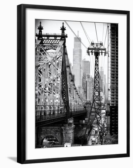 Roosevelt Island Tram and Ed Koch Queensboro Bridge (Queensbridge) Views, Manhattan, New York-Philippe Hugonnard-Framed Photographic Print