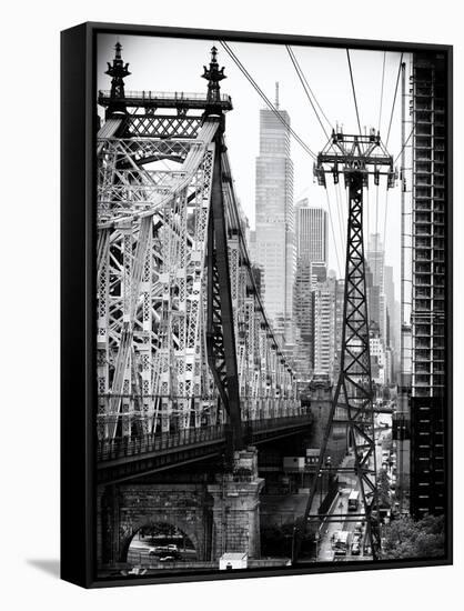 Roosevelt Island Tram and Ed Koch Queensboro Bridge (Queensbridge) Views, Manhattan, New York-Philippe Hugonnard-Framed Stretched Canvas