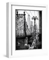 Roosevelt Island Tram and Ed Koch Queensboro Bridge (Queensbridge) Views, Manhattan, New York-Philippe Hugonnard-Framed Art Print