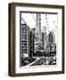 Roosevelt Island Tram Station (Manhattan Side), Manhattan, New York, Black and White Photography-Philippe Hugonnard-Framed Photographic Print