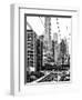 Roosevelt Island Tram Station (Manhattan Side), Manhattan, New York, Black and White Photography-Philippe Hugonnard-Framed Photographic Print