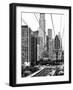 Roosevelt Island Tram Station (Manhattan Side), Manhattan, New York, Black and White Photography-Philippe Hugonnard-Framed Photographic Print