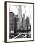 Roosevelt Island Tram Station (Manhattan Side), Manhattan, New York, Black and White Photography-Philippe Hugonnard-Framed Photographic Print