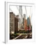 Roosevelt Island Tram Station (Manhattan Side), Manhattan, New York, United States, Vintage-Philippe Hugonnard-Framed Photographic Print