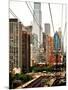 Roosevelt Island Tram Station (Manhattan Side), Manhattan, New York, United States, Vintage-Philippe Hugonnard-Mounted Photographic Print