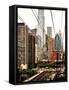 Roosevelt Island Tram Station (Manhattan Side), Manhattan, New York, United States, Vintage-Philippe Hugonnard-Framed Stretched Canvas