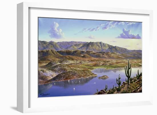 Roosevelt Lake, AZ-Eduardo Camoes-Framed Giclee Print