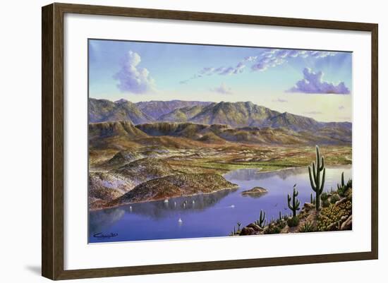 Roosevelt Lake, AZ-Eduardo Camoes-Framed Giclee Print