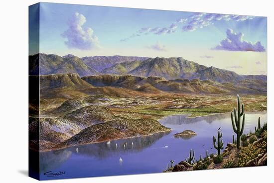 Roosevelt Lake, AZ-Eduardo Camoes-Stretched Canvas