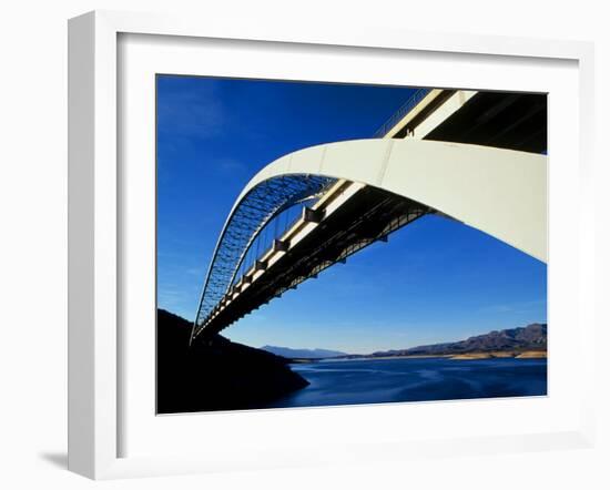 Roosevelt Lake Bridge, Arizona, USA-null-Framed Photographic Print