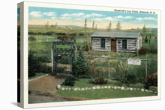 Roosevelt's Log Cabin, Bismarck, North Dakota-null-Stretched Canvas