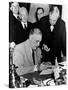 Roosevelt Signing Declaration of War, 1941-Science Source-Stretched Canvas