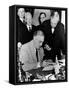 Roosevelt Signing Declaration of War, 1941-Science Source-Framed Stretched Canvas