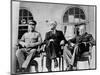 Roosevelt, Stalin, and Churchill at the Teheran conference, 1943-null-Mounted Photographic Print