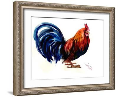 Rooster 2-Suren Nersisyan-Framed Art Print