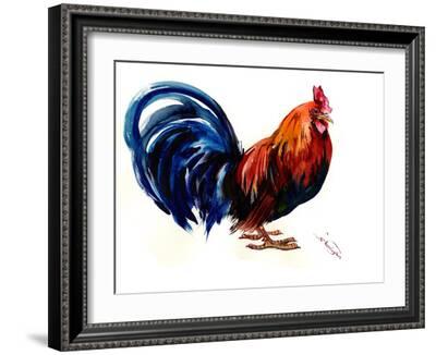 Rooster 2-Suren Nersisyan-Framed Art Print