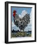 Rooster and Clouds-Barry Wilson-Framed Premium Giclee Print