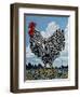 Rooster and Clouds-Barry Wilson-Framed Giclee Print