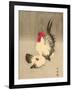 Rooster and Hen-Bairei Kono-Framed Giclee Print