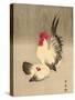 Rooster and Hen-Bairei Kono-Stretched Canvas