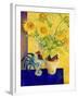 Rooster and Sunflowers (Coq et Tournesols)-Isy Ochoa-Framed Giclee Print