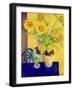 Rooster and Sunflowers (Coq et Tournesols)-Isy Ochoa-Framed Giclee Print