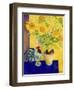 Rooster and Sunflowers (Coq et Tournesols)-Isy Ochoa-Framed Giclee Print