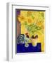 Rooster and Sunflowers (Coq et Tournesols)-Isy Ochoa-Framed Giclee Print