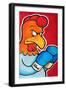 Rooster Battle 1-Marcus Prime-Framed Art Print