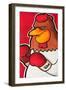 Rooster Battle 2-Marcus Prime-Framed Art Print