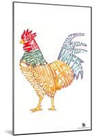 Rooster Breakfast 2 Text Poster-null-Mounted Poster