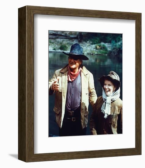 Rooster Cogburn (1975)-null-Framed Photo