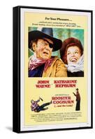 ROOSTER COGBURN, John Wayne, Katharine Hepburn, 1975-null-Framed Stretched Canvas