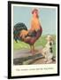 Rooster Crows and Dog Barks-null-Framed Art Print