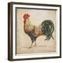 Rooster-D-Jean Plout-Framed Giclee Print