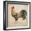 Rooster-D-Jean Plout-Framed Giclee Print