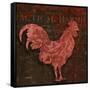 Rooster Damask 1-Diane Stimson-Framed Stretched Canvas