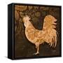 Rooster Damask 2-Diane Stimson-Framed Stretched Canvas