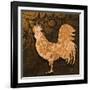 Rooster Damask 2-Diane Stimson-Framed Art Print