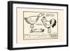 Rooster-Duck Worm Fight-Michael C. Dank-Framed Art Print