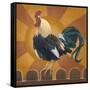 Rooster - Good Morning-Chantal Candon-Framed Stretched Canvas