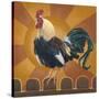 Rooster - Good Morning-Chantal Candon-Stretched Canvas