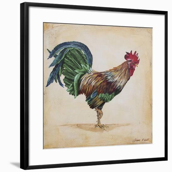 Rooster-H-Jean Plout-Framed Giclee Print