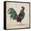 Rooster-I-Jean Plout-Framed Stretched Canvas