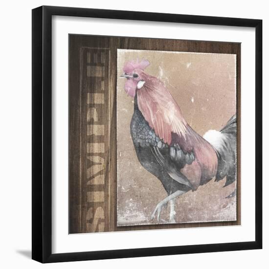 Rooster I-Kory Fluckiger-Framed Giclee Print