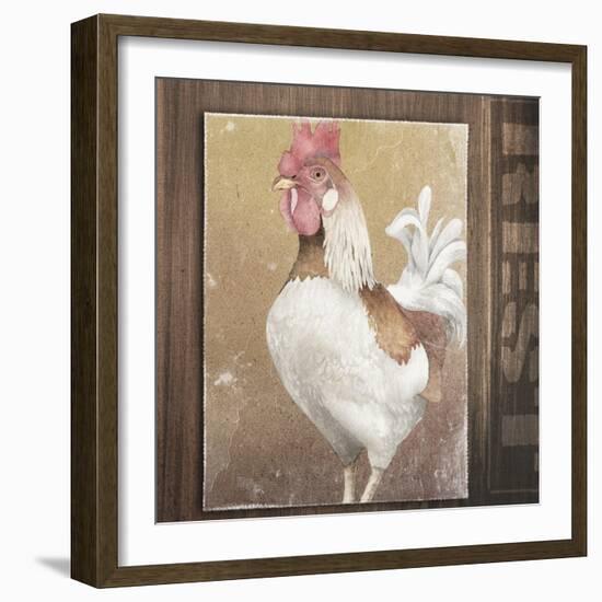 Rooster II-Kory Fluckiger-Framed Giclee Print