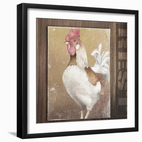 Rooster II-Kory Fluckiger-Framed Giclee Print
